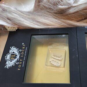 FoxyLocks Iced Latte 16 inch 200grams clip in extensions